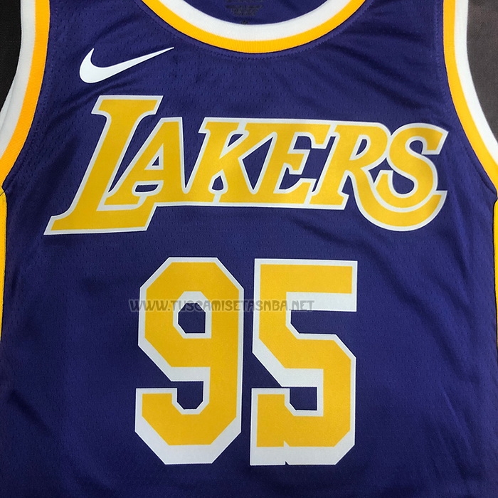 Camiseta Juan Toscano-Anderson NO 95 Los Angeles Lakers Statement 2020-21 Violeta